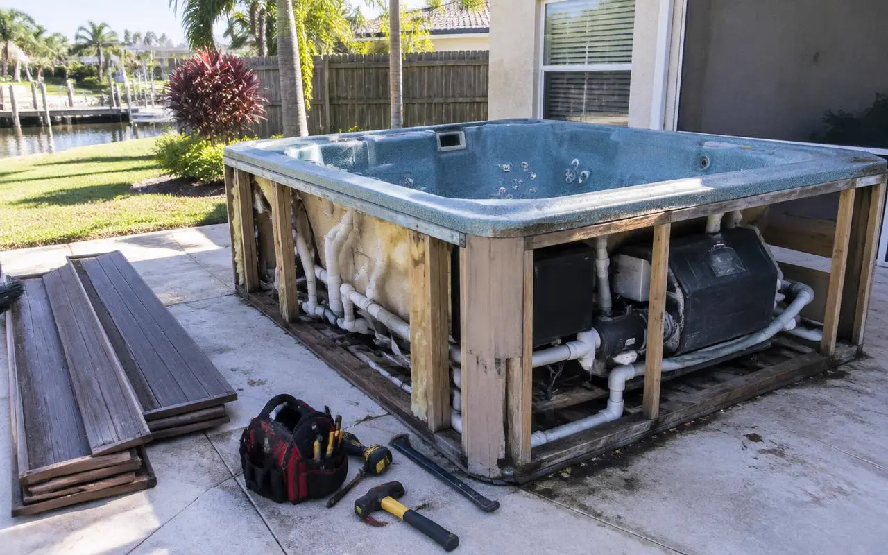 Hot tub removal Tequesta FL
