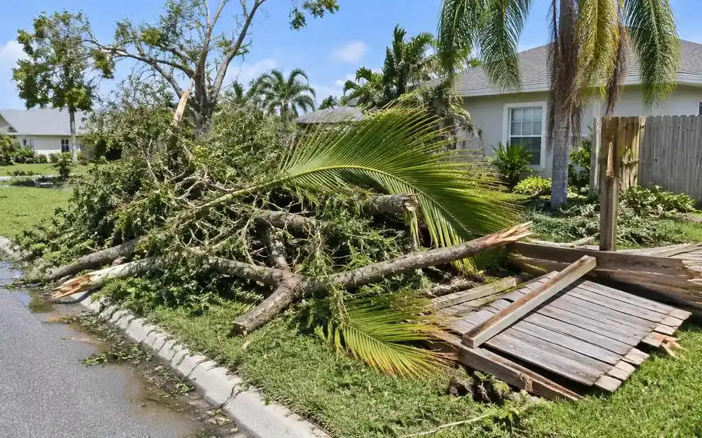 Hurricane debris removal Palm Beach County FL