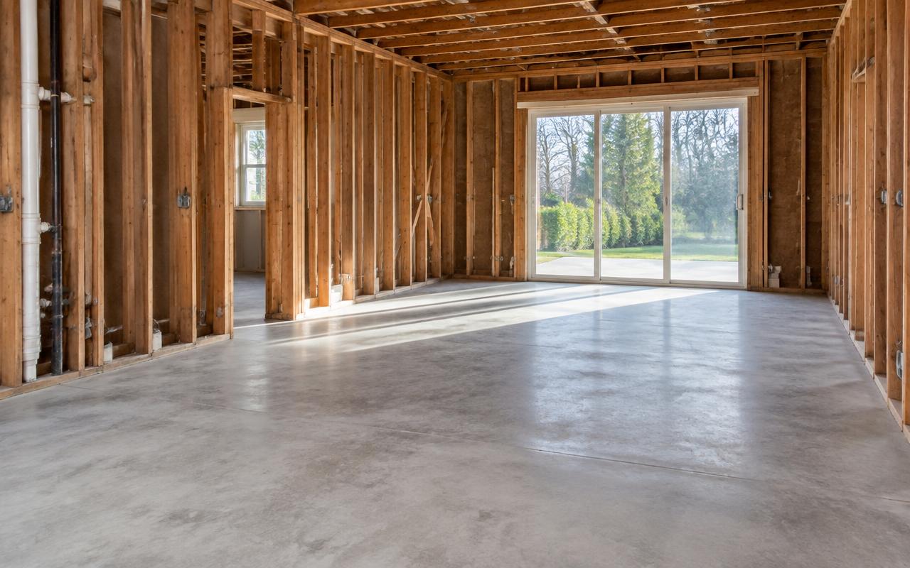 Interior demolition Atlantis FL — Broom-clean space in Atlantis, FL ready for the contractor after demolition
