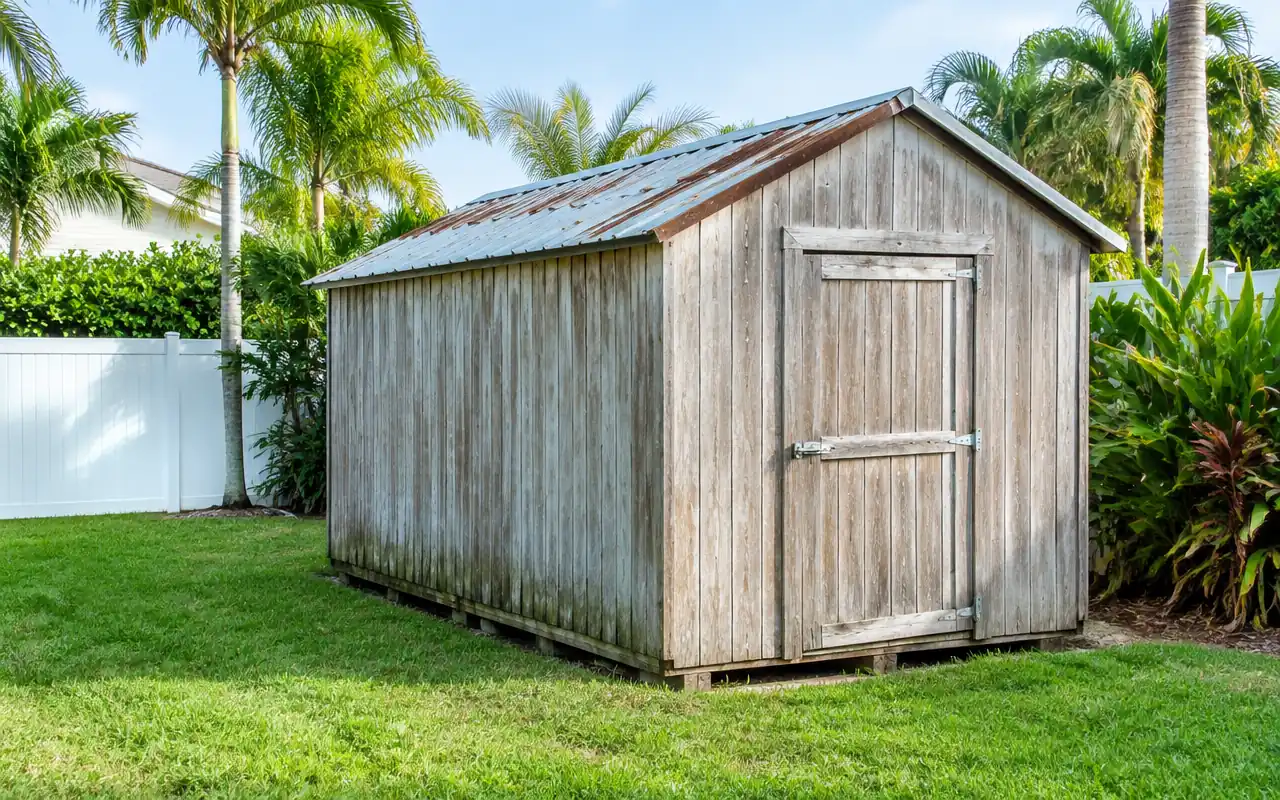 Shed demolition Palm Beach County FL